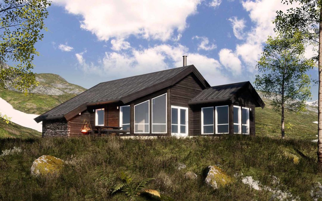 Hiba Hytter på fjellet i Vårsolen – (PC Optimized)