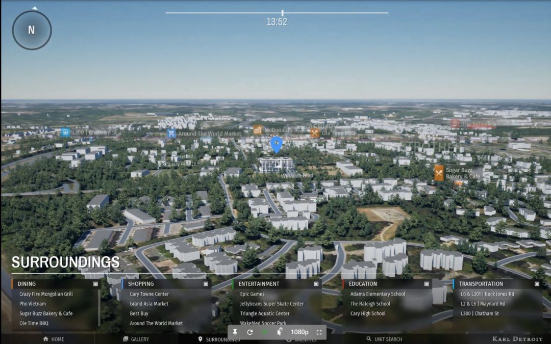 3D Salgssystem vist som “Spill” på internett! :-)