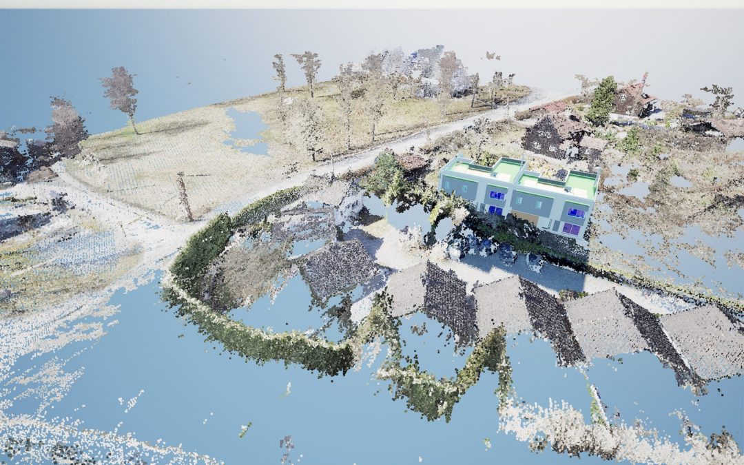 PointCloud Test with Revit Building Imported